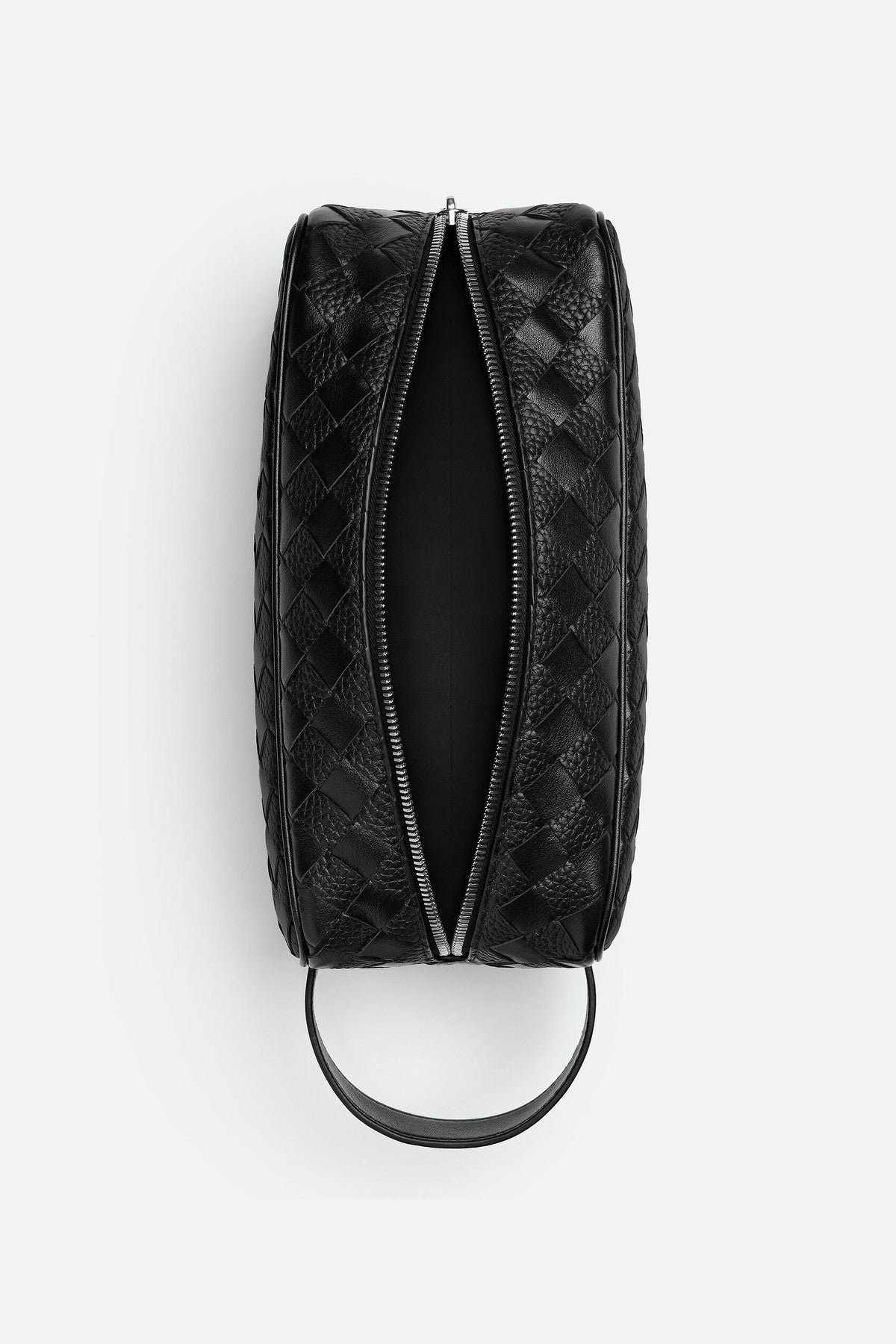 極美品　Bottega Veneta 編み込みレザーブラック BOTTEGA VENETA | INTRECCIATO TRAVEL POUCH