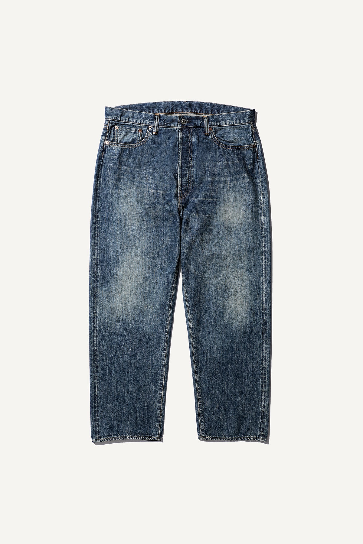 A.PRESSE | WASHED DENIM WIDE PANTS