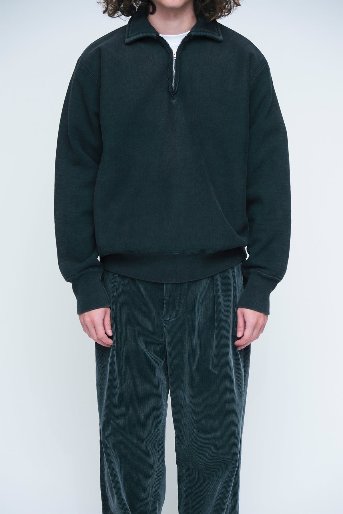 A.PRESSE | VINTAGE HALF ZIP SWEATSHIRT