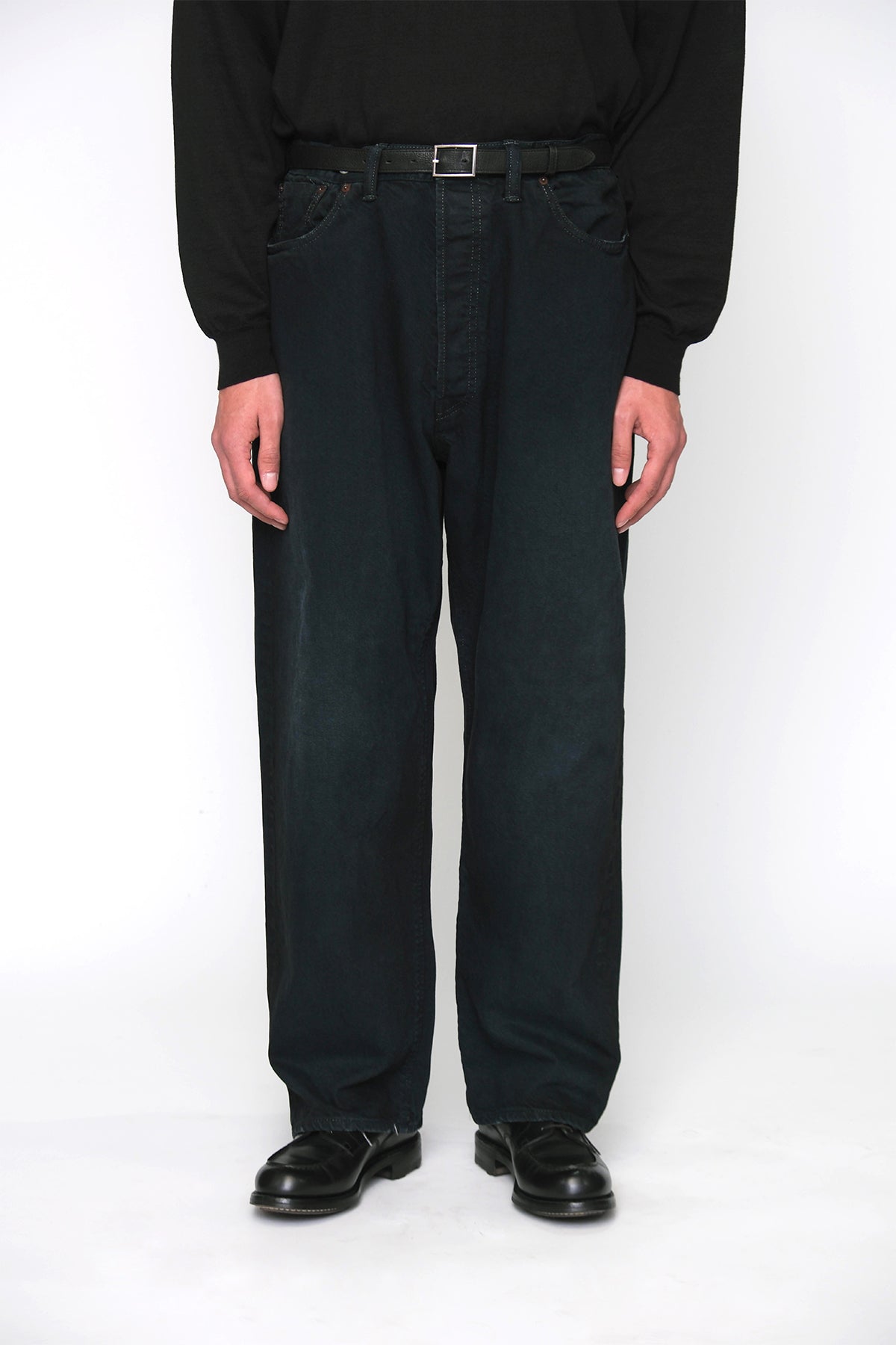 A.PRESSE | NO.22 WASHED WIDE DENIM PANTS