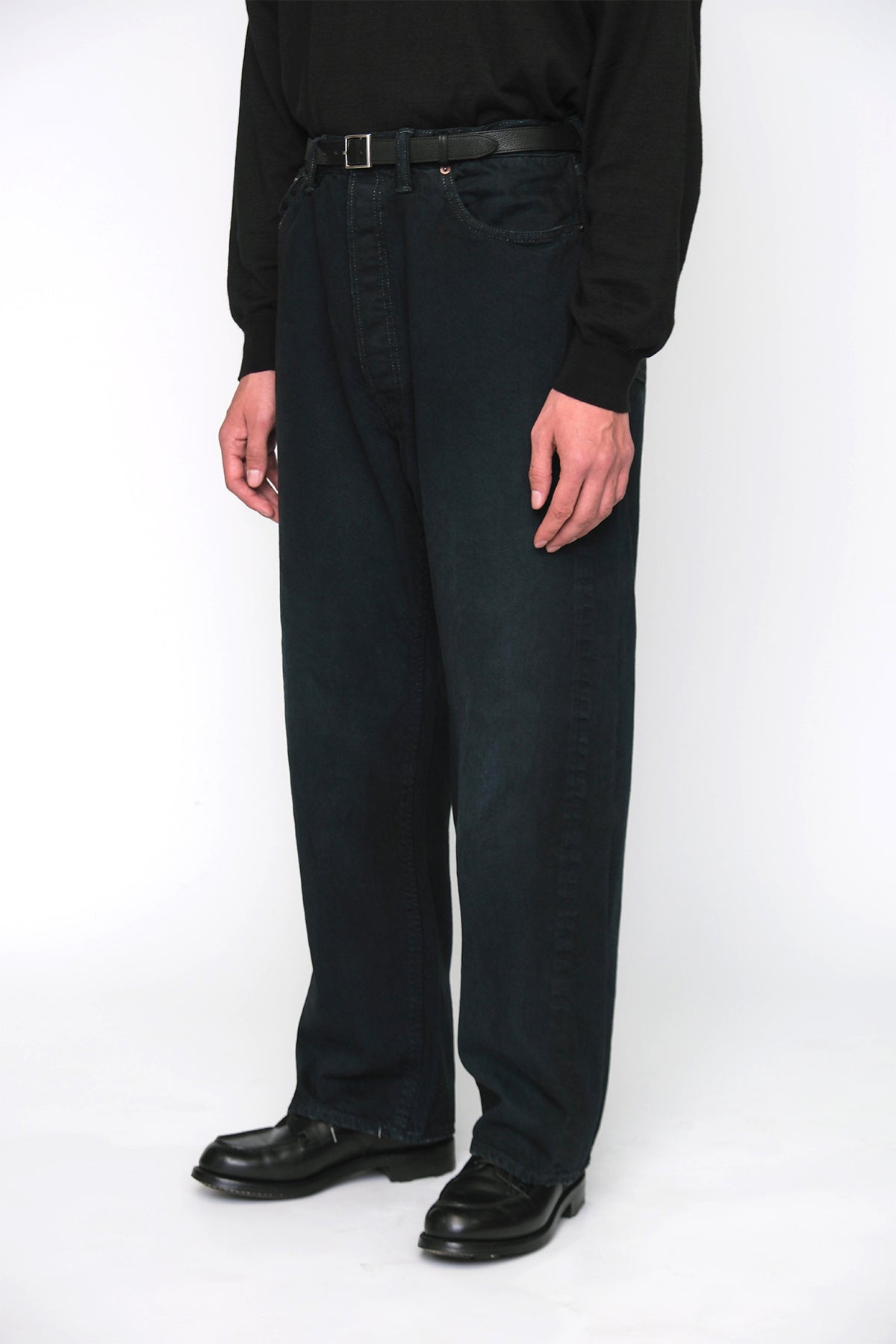 A.PRESSE | NO.22 WASHED WIDE DENIM PANTS