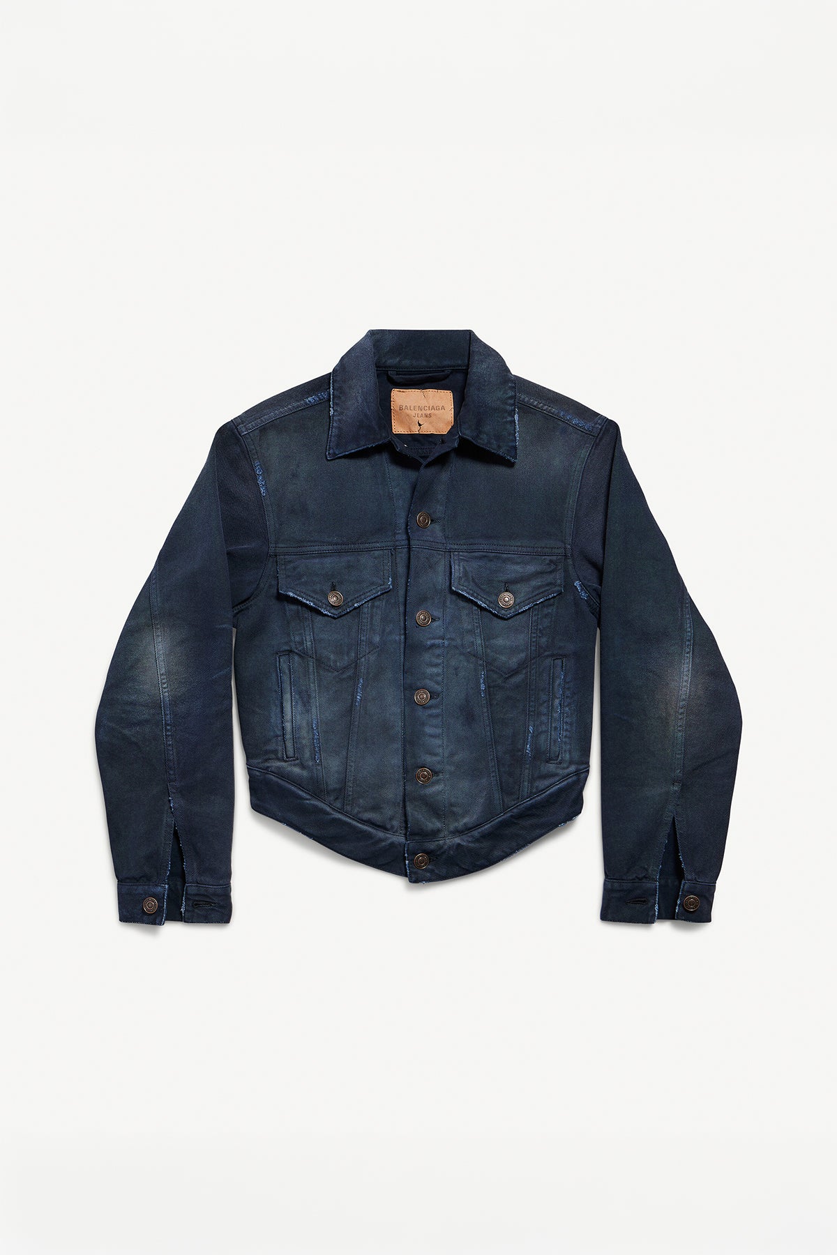 BALENCIAGA | CURVED WAISTBAND JACKET