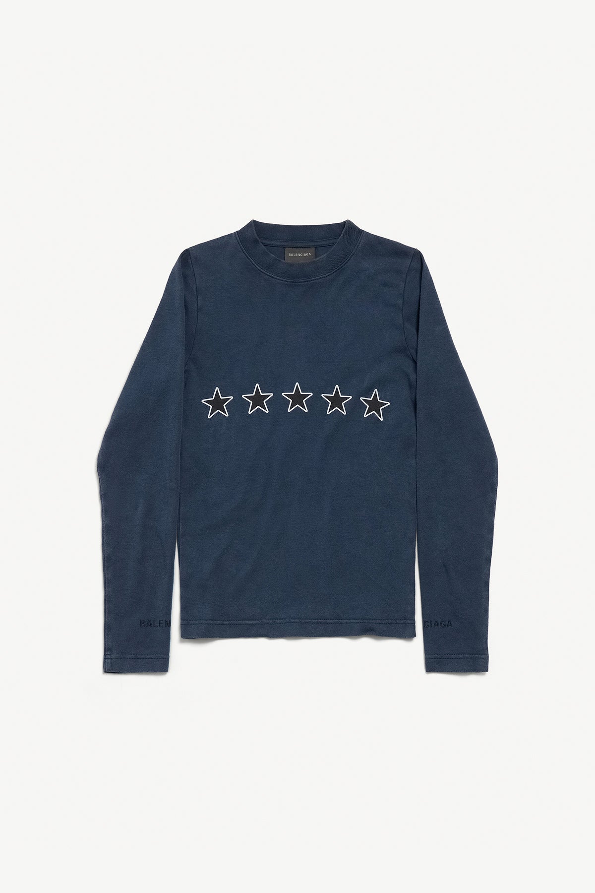 BALENCIAGA | TOP RATING LONG SLEEVE FITTED TOP