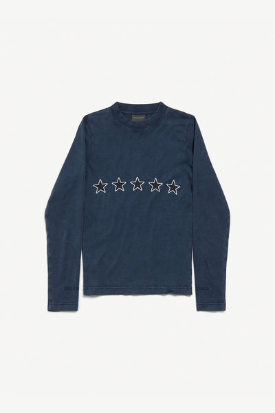 BALENCIAGA | TOP RATING LONG SLEEVE FITTED TOP
