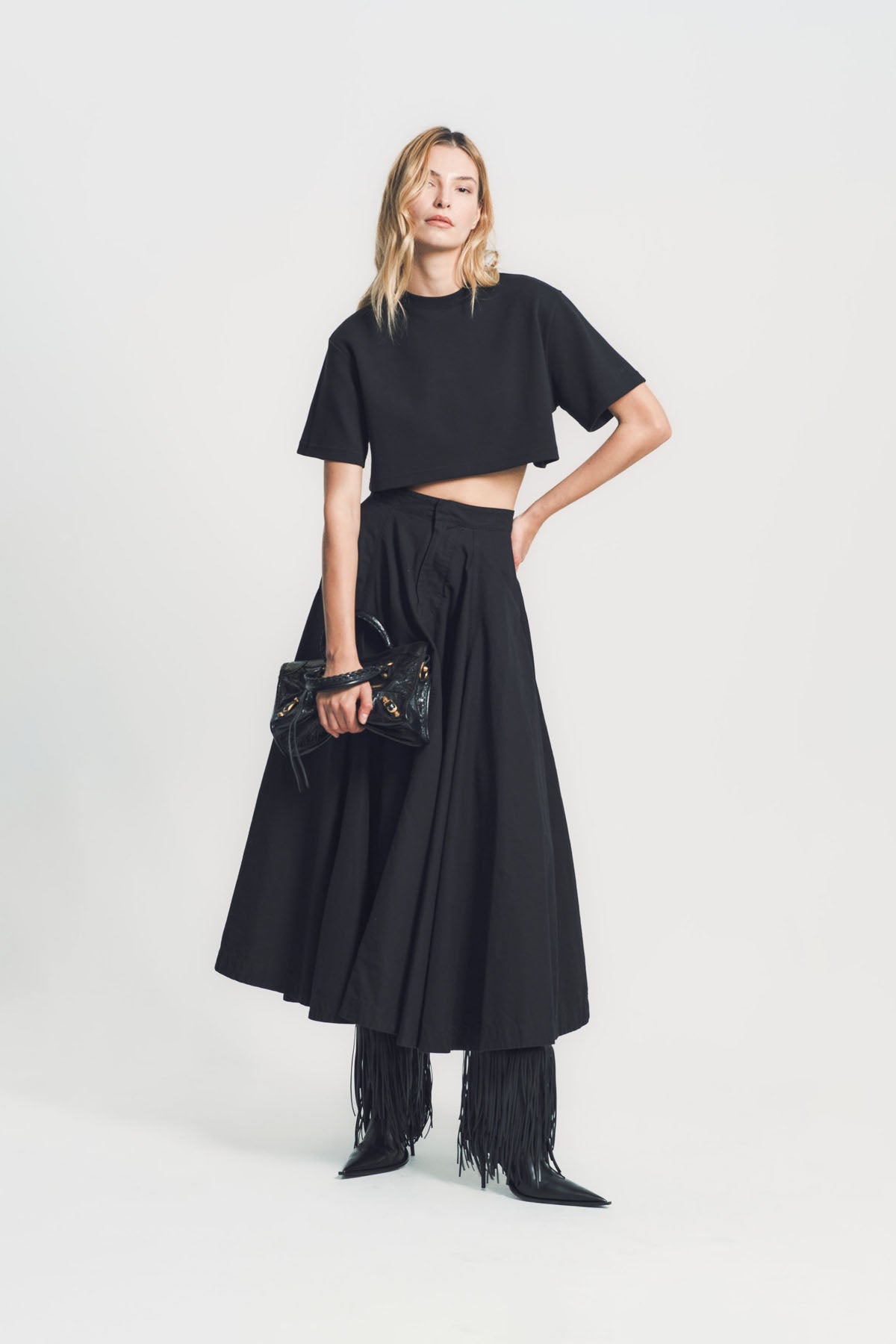 BALENCIAGA | GODET MAXI SKIRT