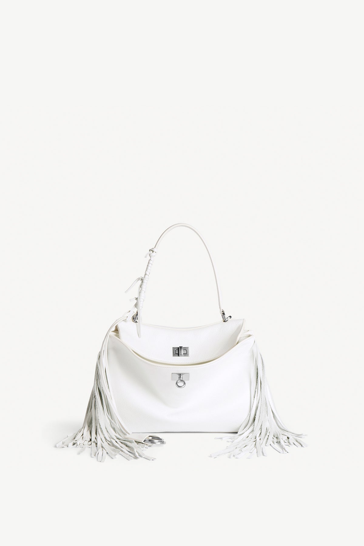 BALENCIAGA | RODEO HANDBAG SMALL IN WHITE