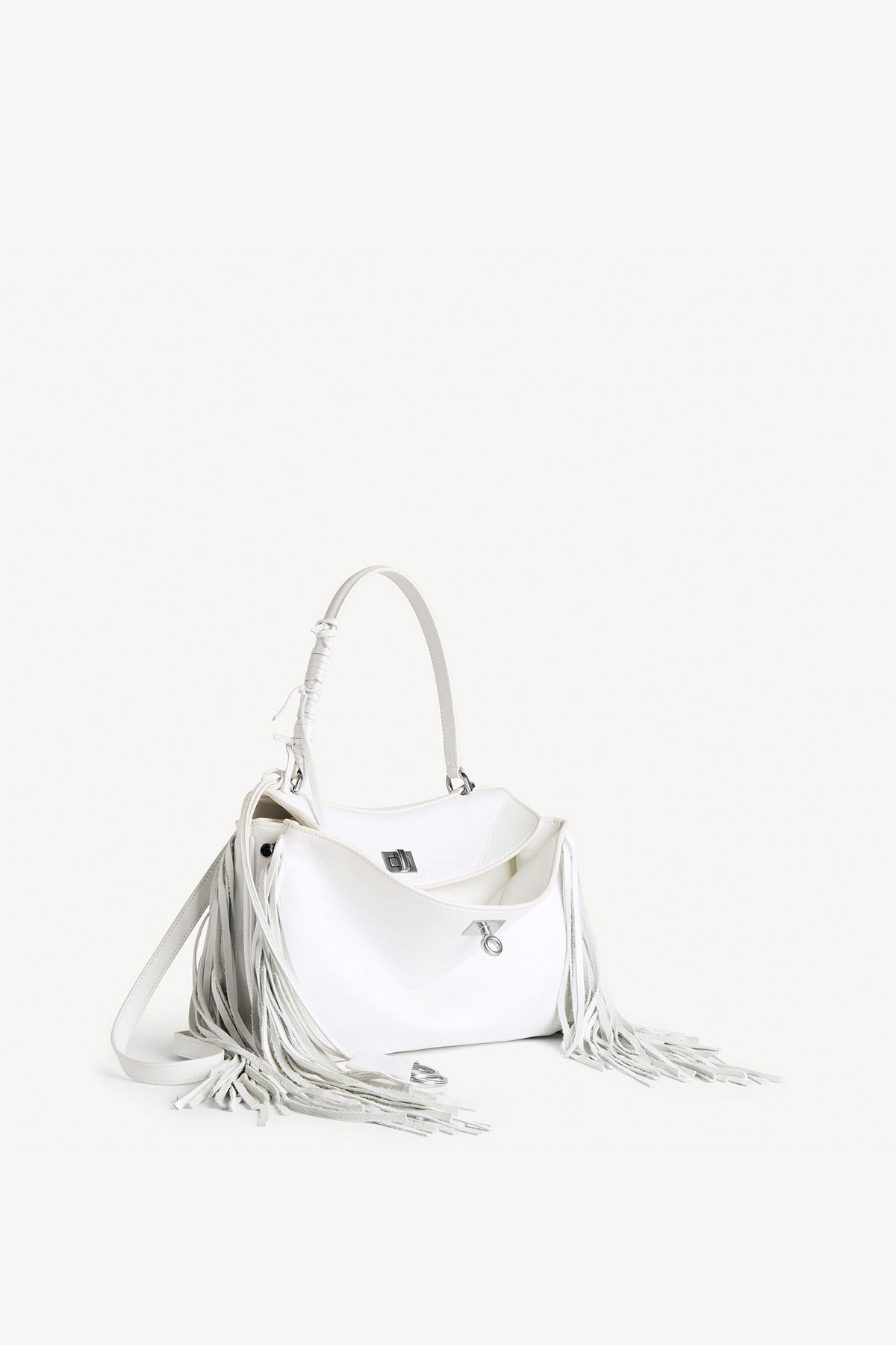 BALENCIAGA | RODEO HANDBAG SMALL IN WHITE