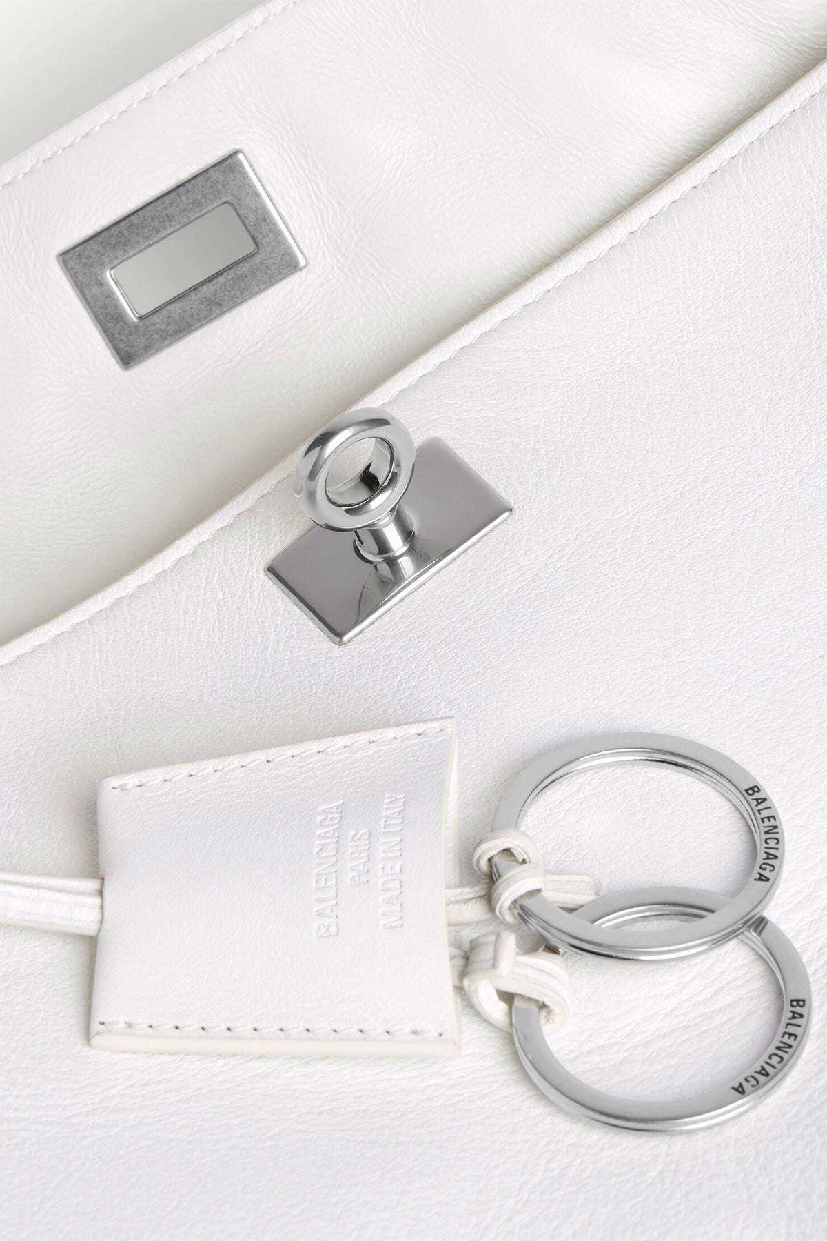 BALENCIAGA | RODEO HANDBAG SMALL IN WHITE
