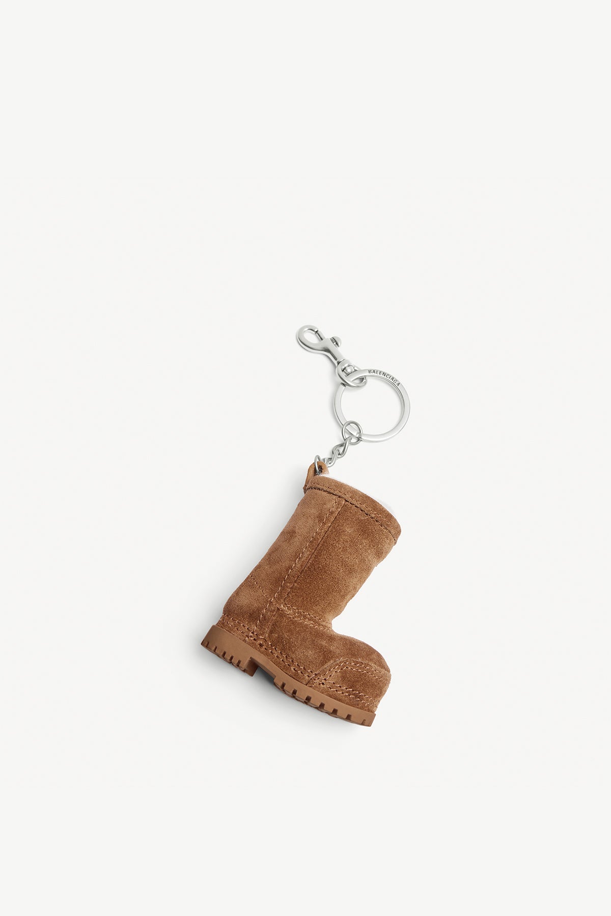 BALENCIAGA | KEYCHAIN MINI ALASKA BOOT IN NOCE