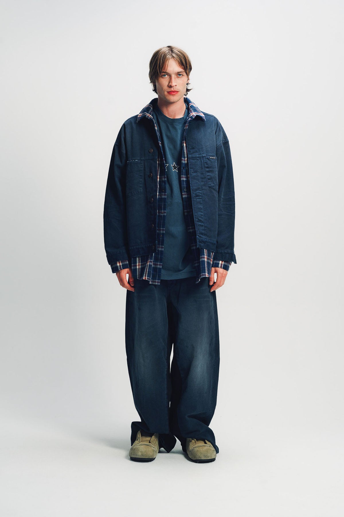 BALENCIAGA | PATCHED SHIRT JACKET