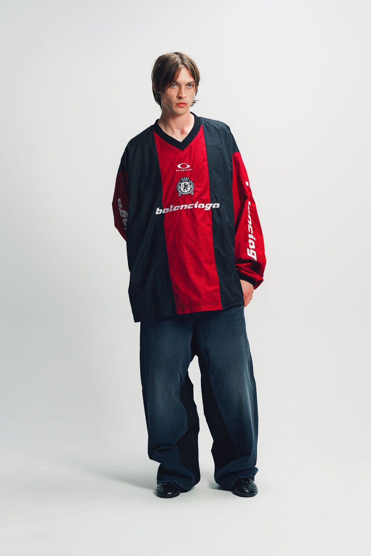 BALENCIAGA | PATCHED BAGGY PANTS
