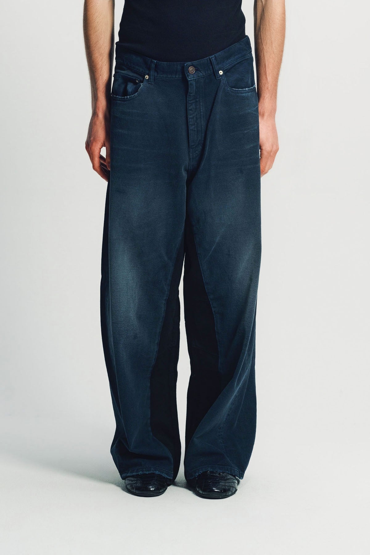 BALENCIAGA | PATCHED BAGGY PANTS