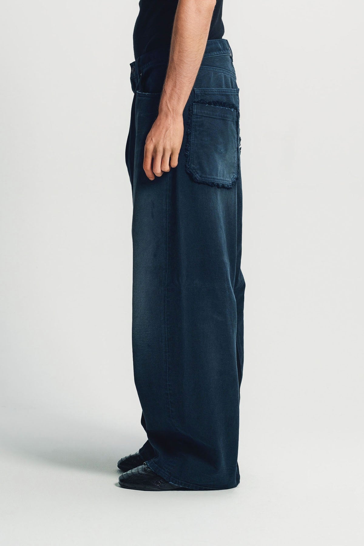 BALENCIAGA | PATCHED BAGGY PANTS