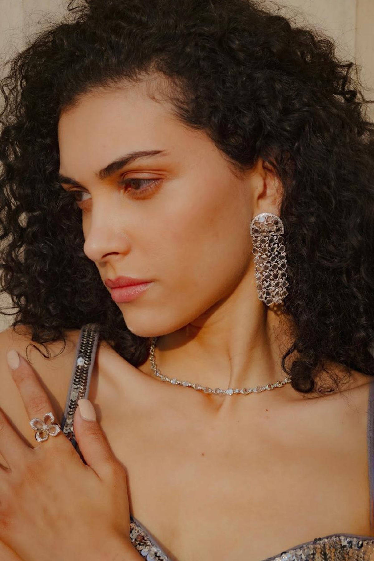 TALLIN | WHITE GOLD DIAMOND NECKLACE
