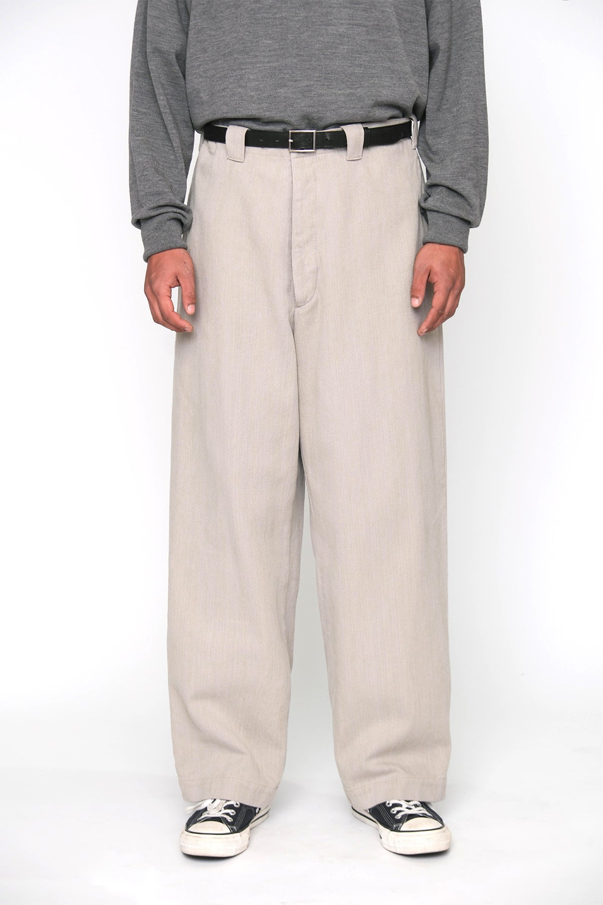 A.PRESSE | SILK NEP TROUSERS
