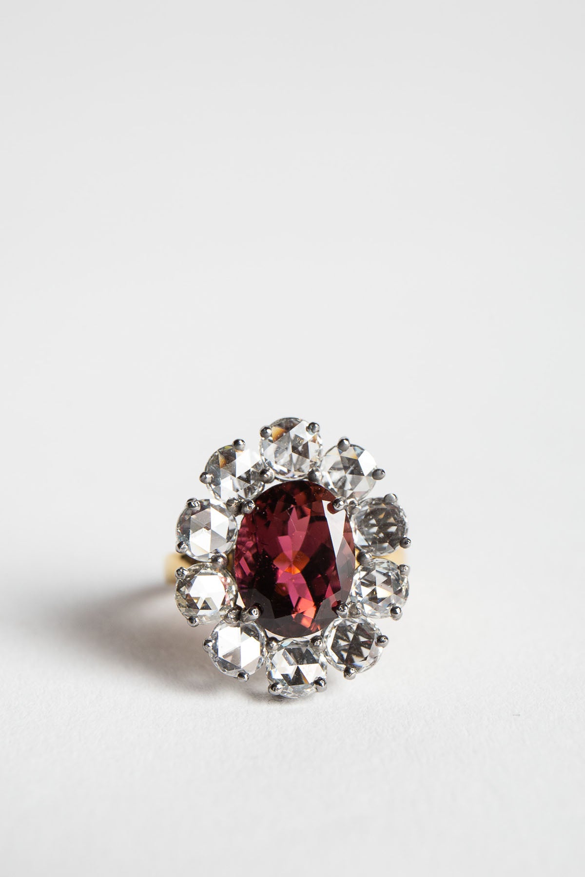 AMRAPALI LONDON | YELLOW GOLD, STERLING SILVER, SAPPHIRE & DIAMOND RING