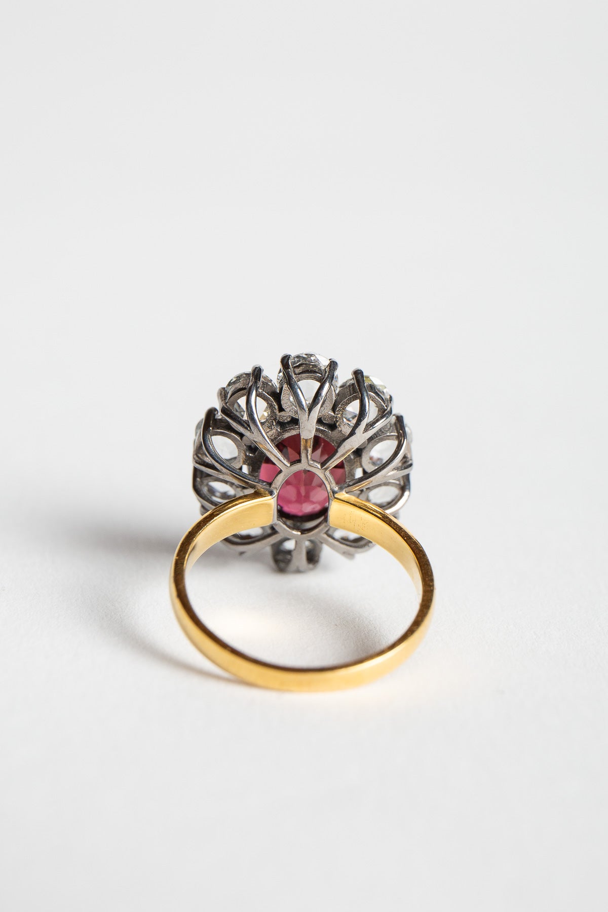 AMRAPALI LONDON | YELLOW GOLD, STERLING SILVER, SAPPHIRE & DIAMOND RING