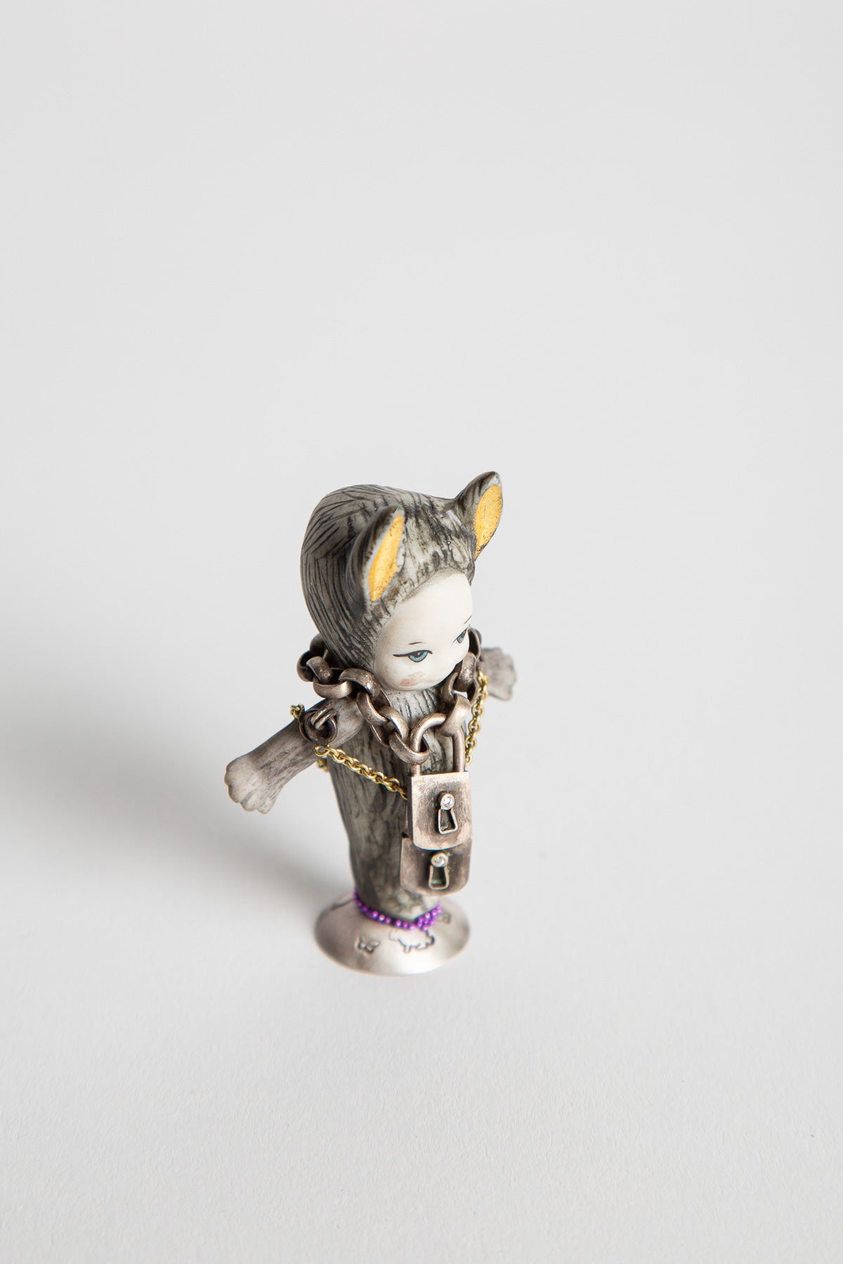 MELINDA RISK | WOLF BOY FIGURINE
