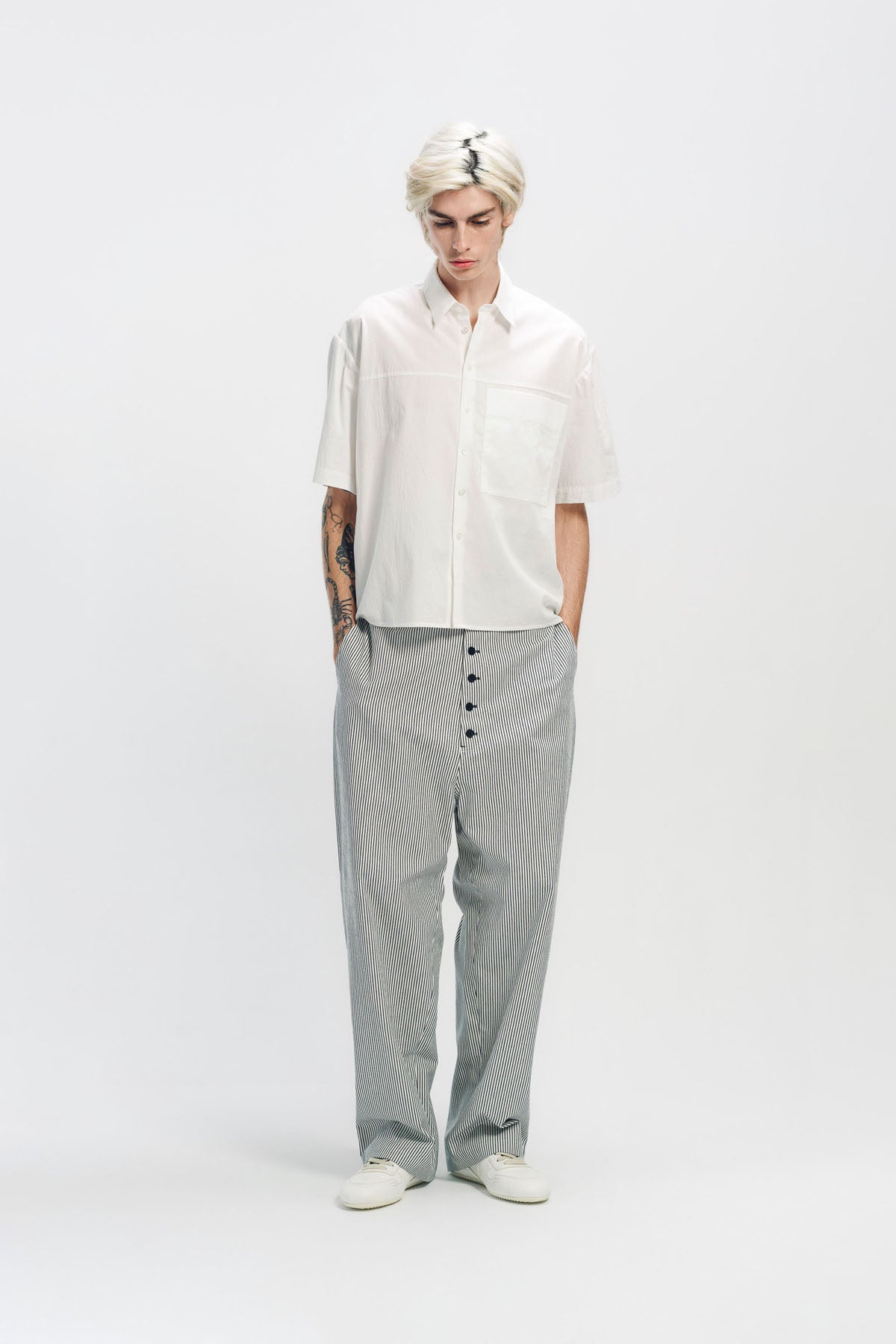 AUBERO | STRIPE PELTON PANTS