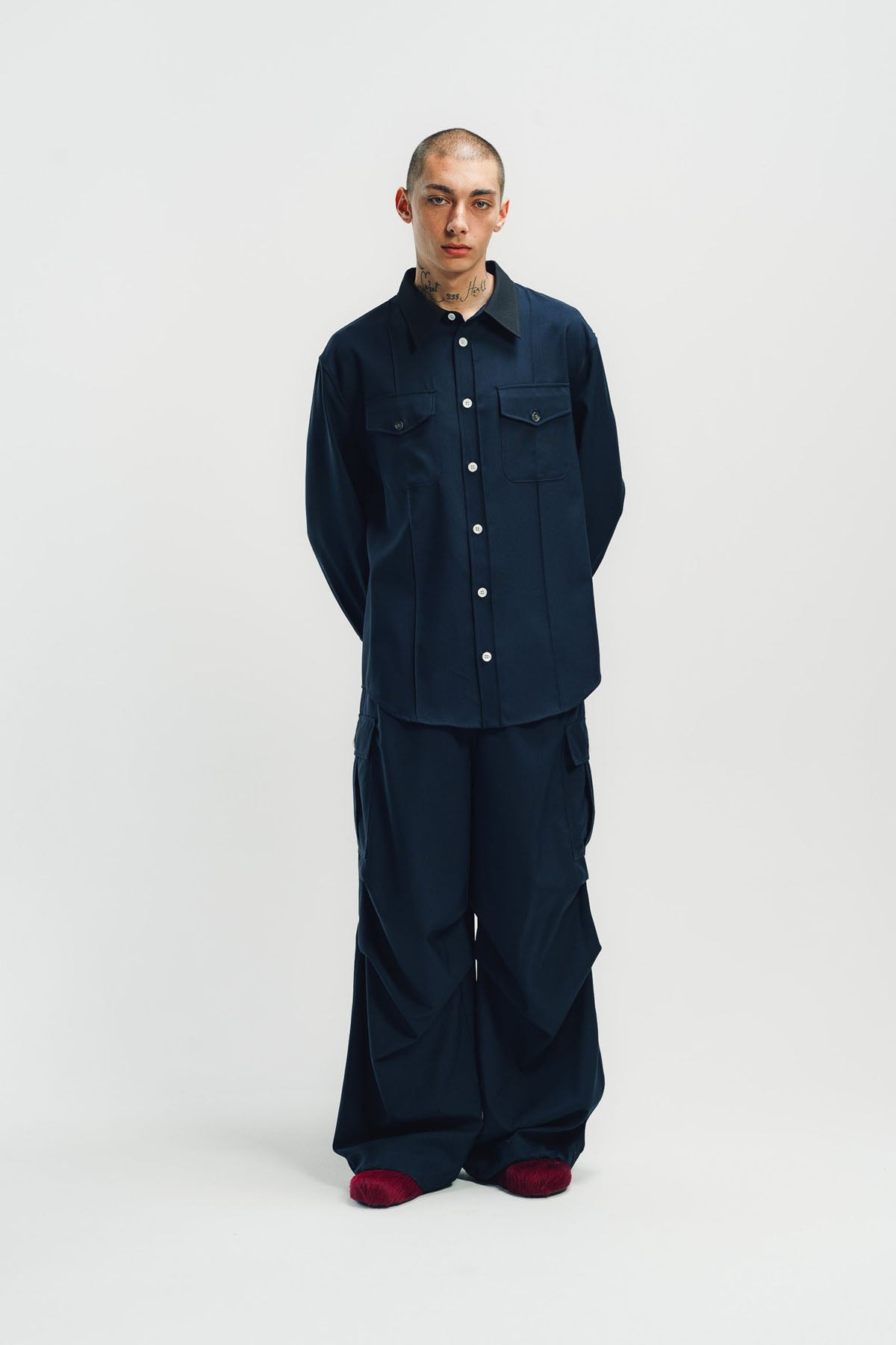 MARNI | WOOL LONG SLEEVE SHIRT