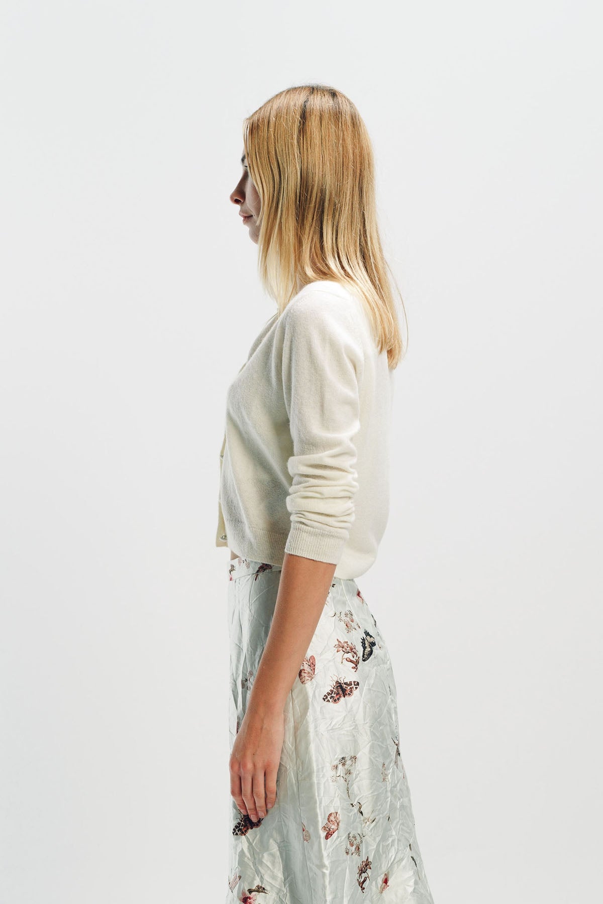 ERDEM | EMBELLISHED CREW NECK CARDIGAN