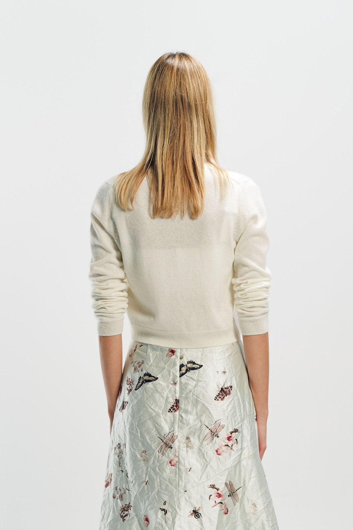ERDEM | EMBELLISHED CREW NECK CARDIGAN