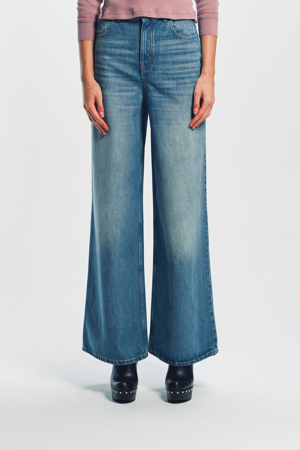 CHLOÉ | HIGH-RISE WIDE-LEG JEANS IN DENIM