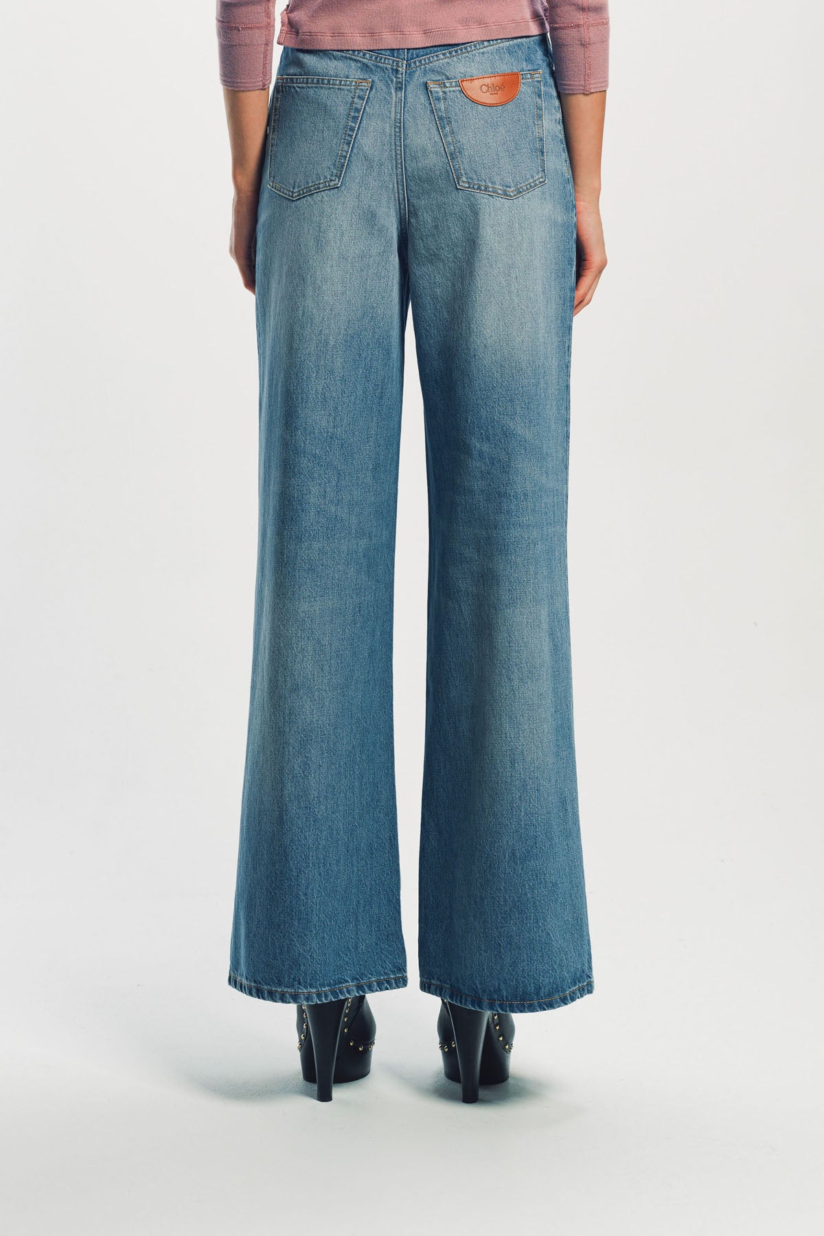 CHLOÉ | HIGH-RISE WIDE-LEG JEANS IN DENIM