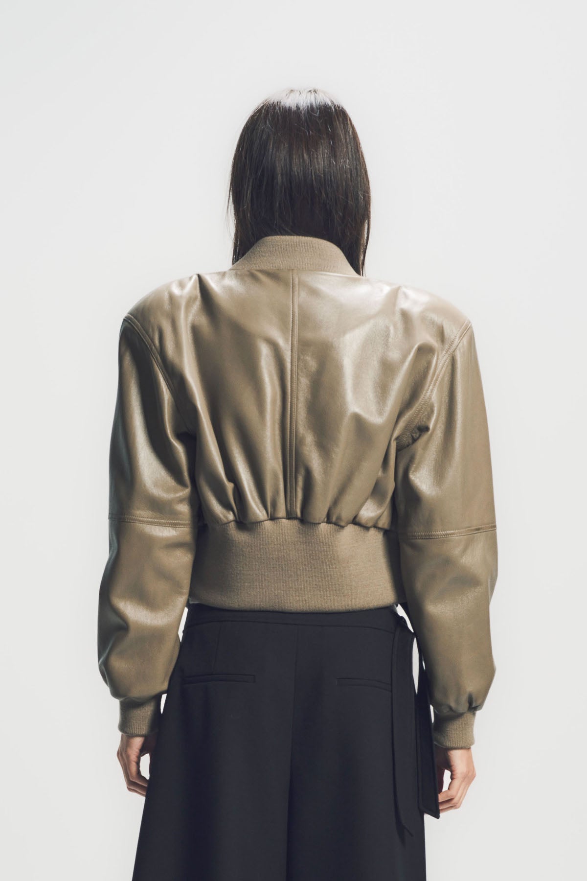 CHLOÉ | CROPPED BLOUSON IN LEATHER