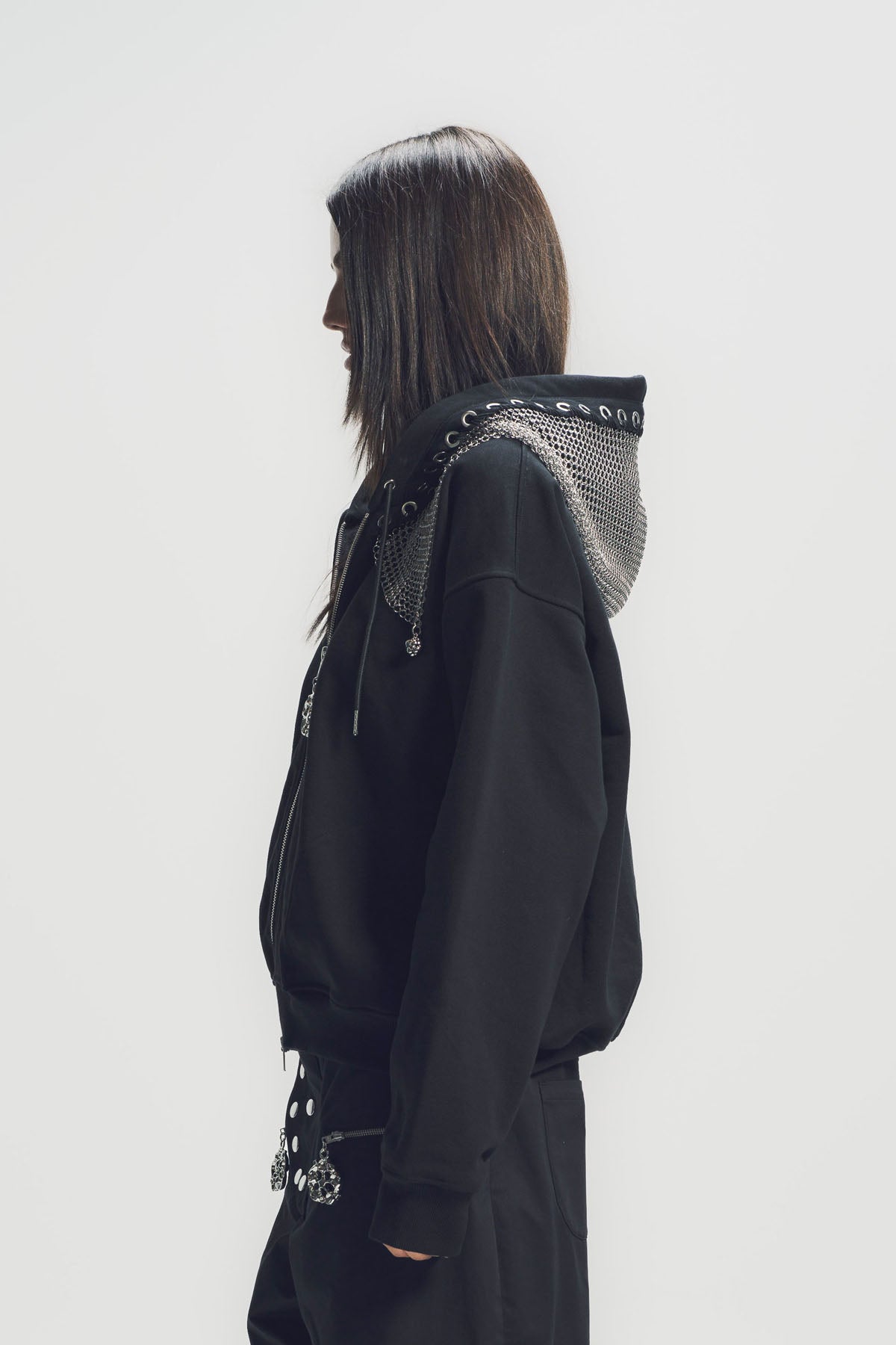chopova lowena ジップカーディガン　ヘリン　new jeans chopova lowena ジップカーディガン ヘリン new jeans 【公式通販】