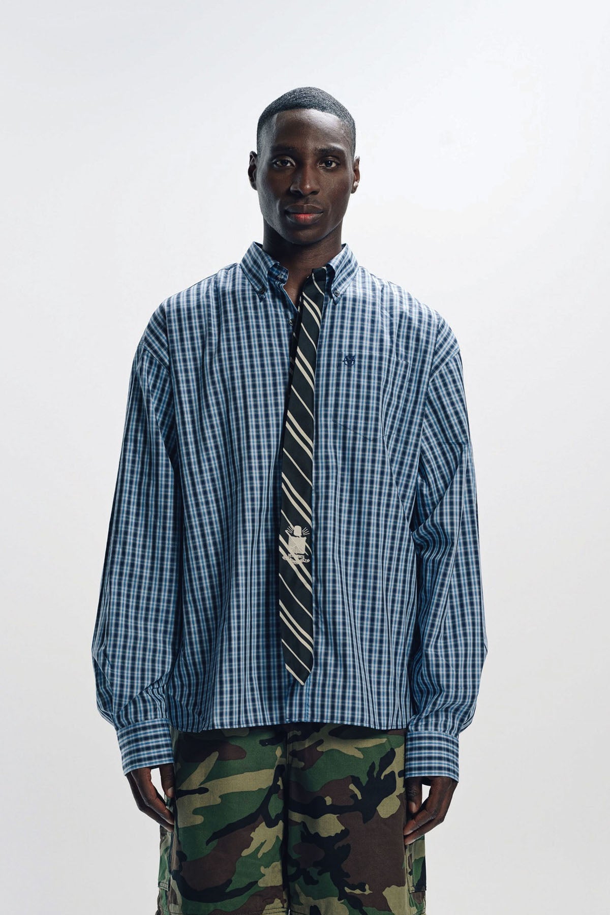 VETEMENTS | LONG SLEEVE NECKTIE SHIRT