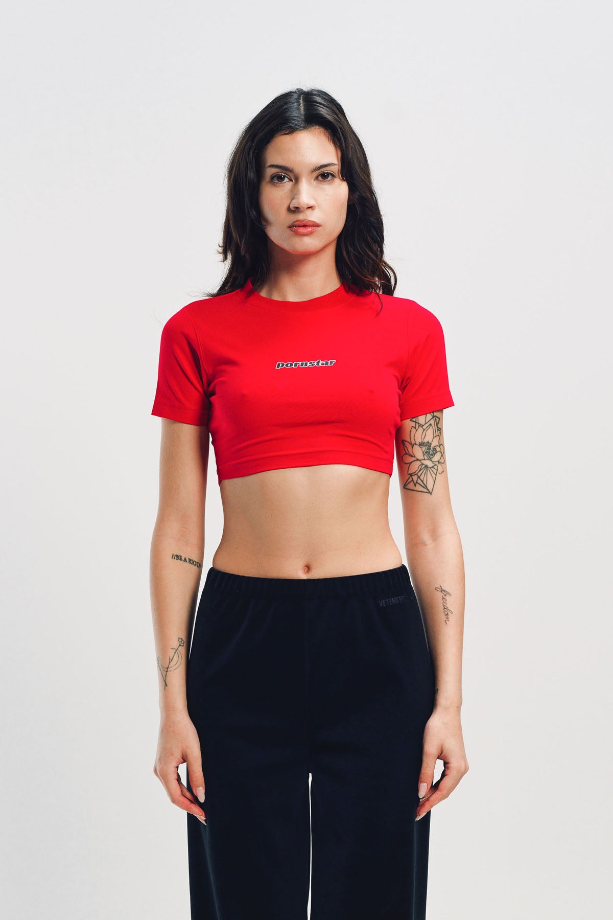 VETEMENTS | PORNSTAR CROPPED BABY TEE