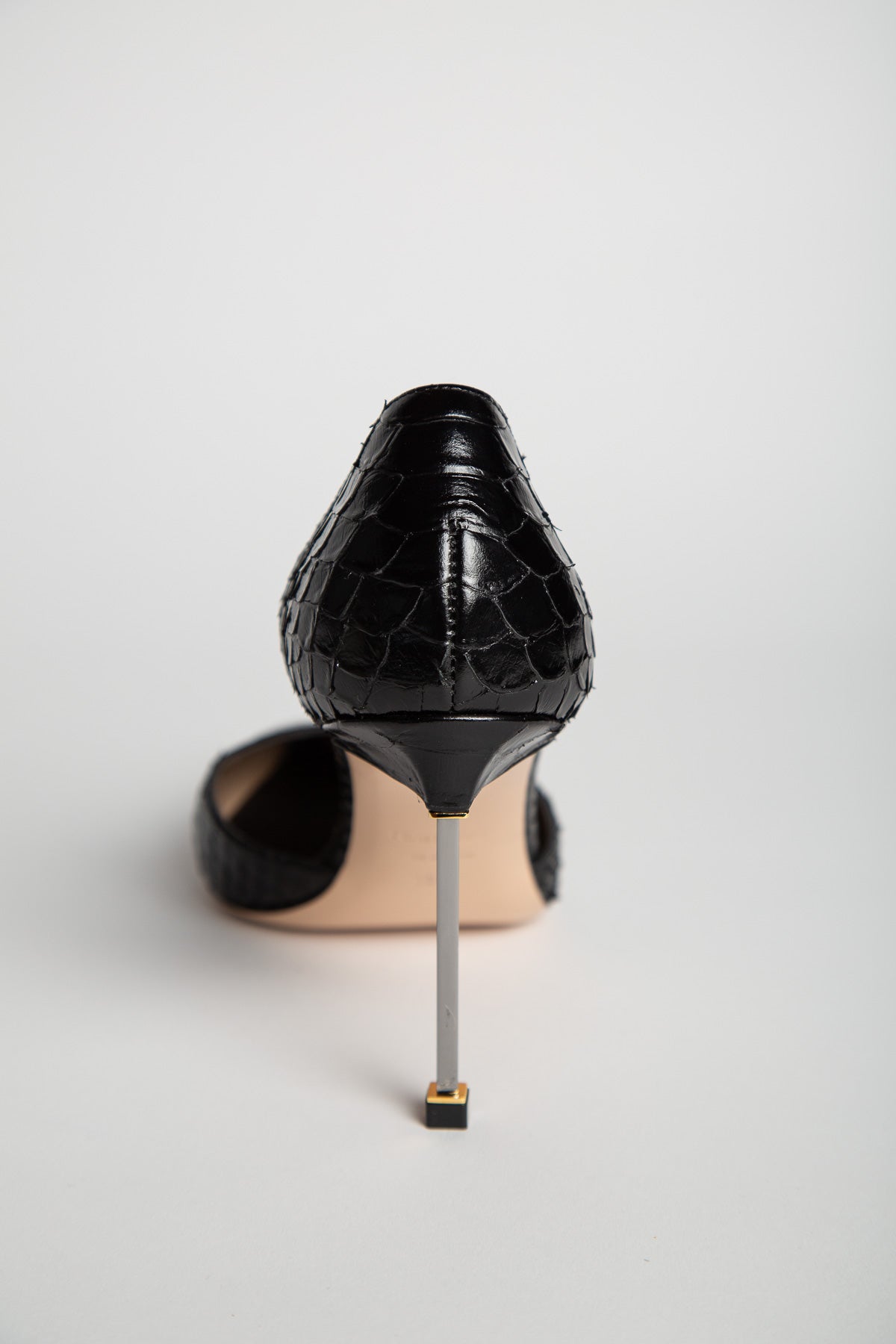 TOM FORD | SEMI SHINY PRINTED PYTHON SPIRE D'ORSAY PUMP