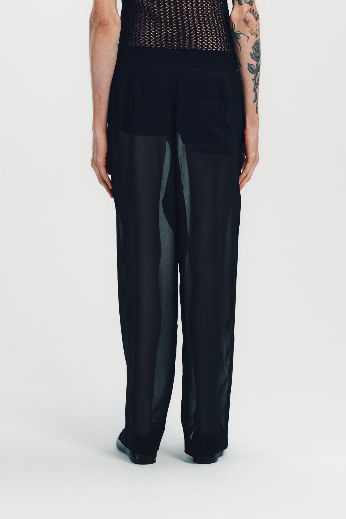 LOUIS GABRIEL NOUCHI | NET STITCH KNITTED TANK TOP