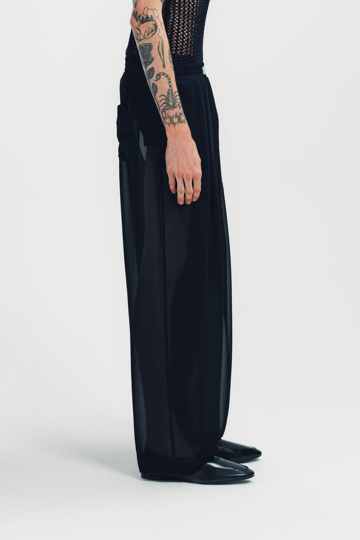 LOUIS GABRIEL NOUCHI | NET STITCH KNITTED TANK TOP