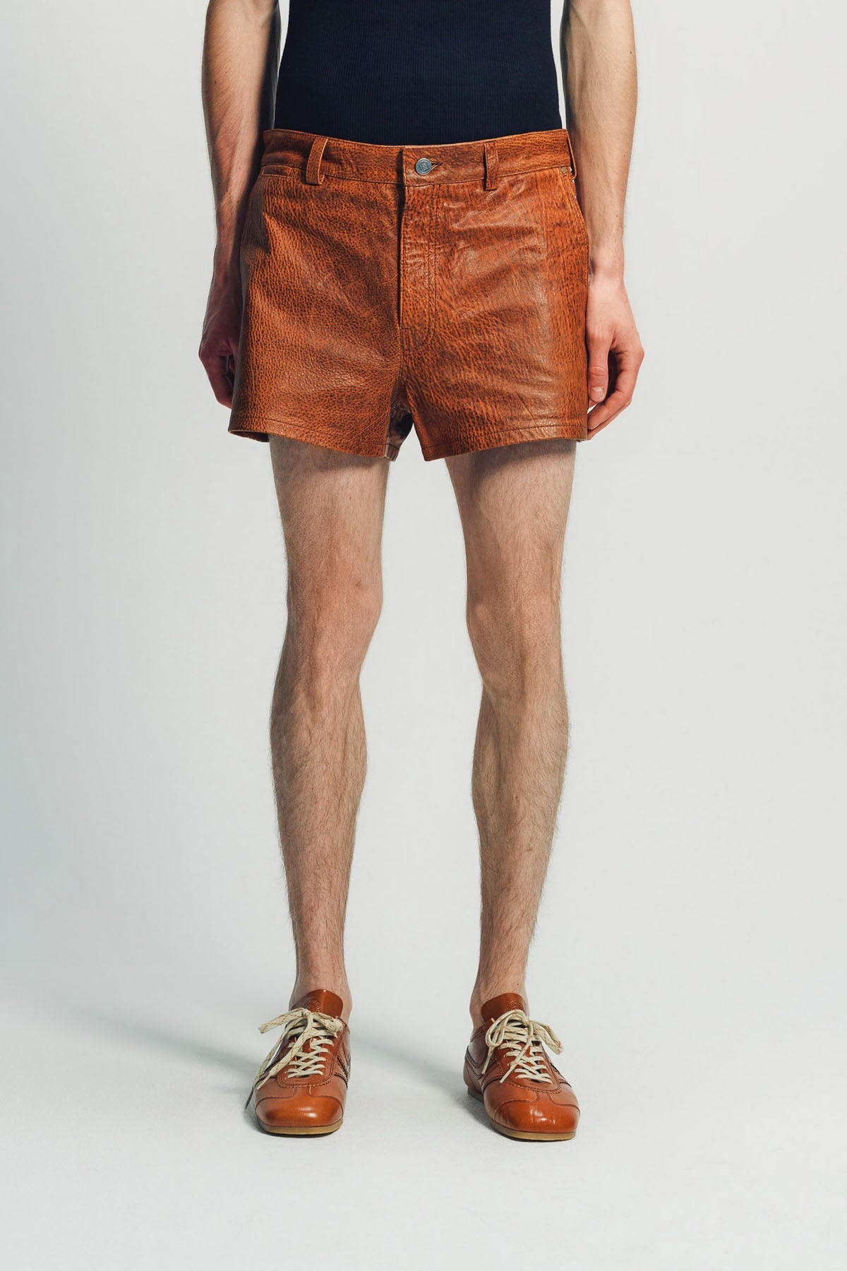 LOUIS GABRIEL NOUCHI | STRAIGHT LEATHER SHORTS