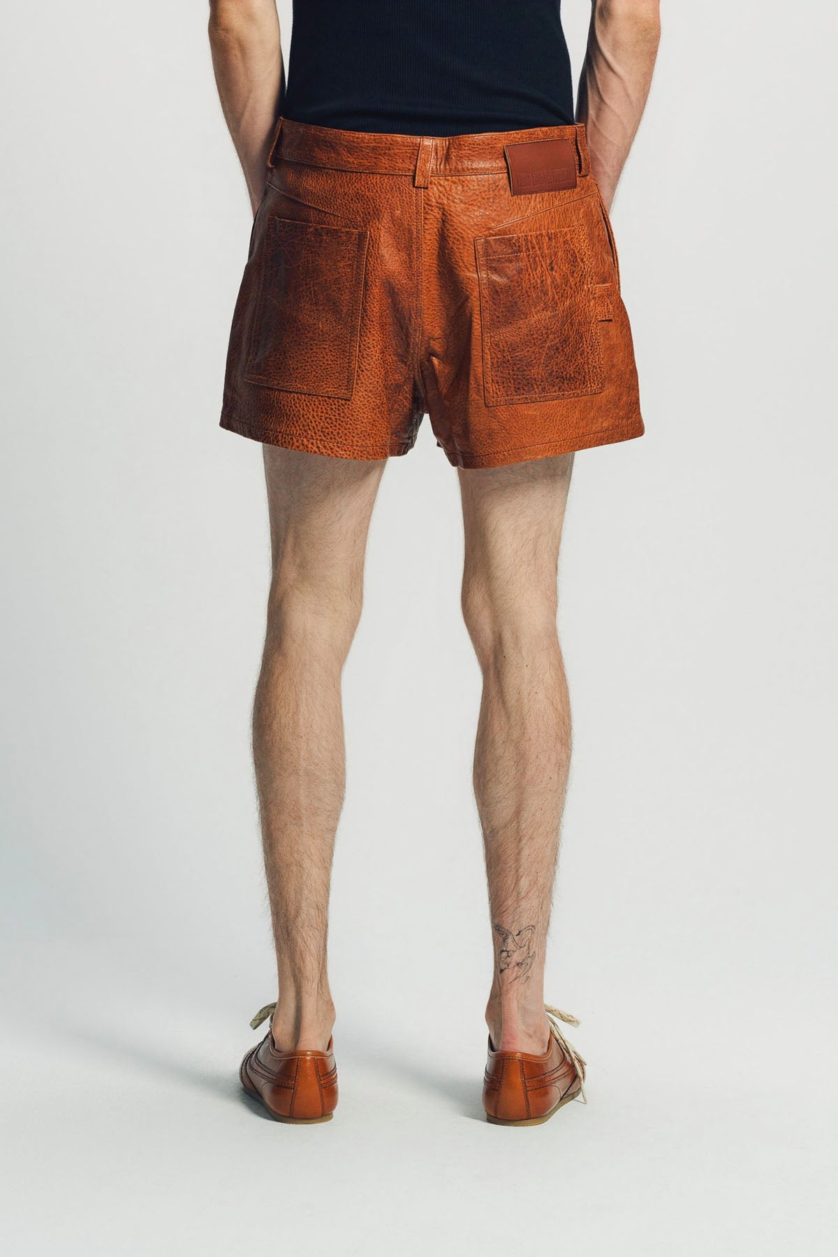 LOUIS GABRIEL NOUCHI | STRAIGHT LEATHER SHORTS