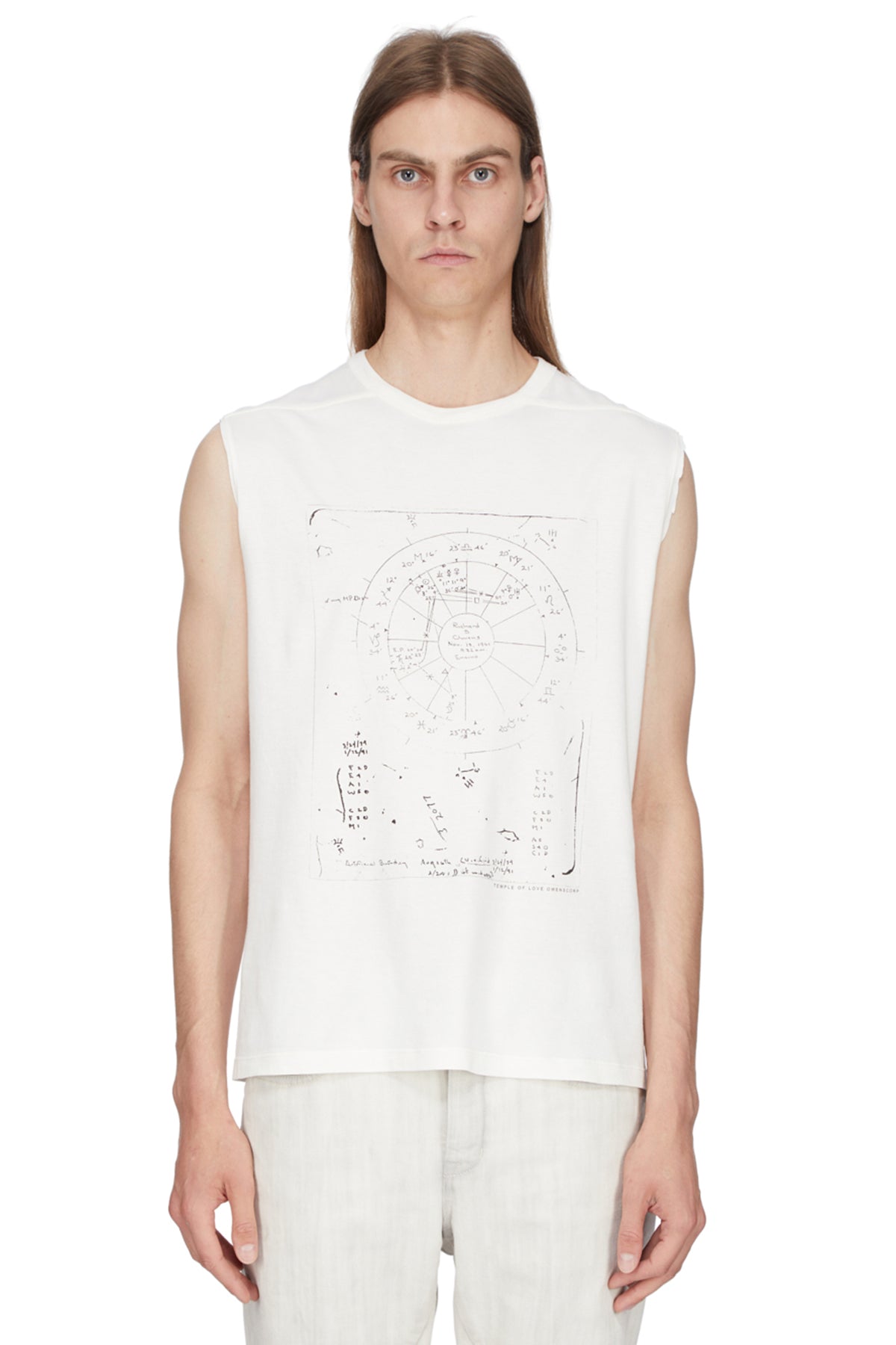 rick owens BRAD T XS rick owens tシャツ Pink Concordians Brad T-shirt by Rick Owens on Sale