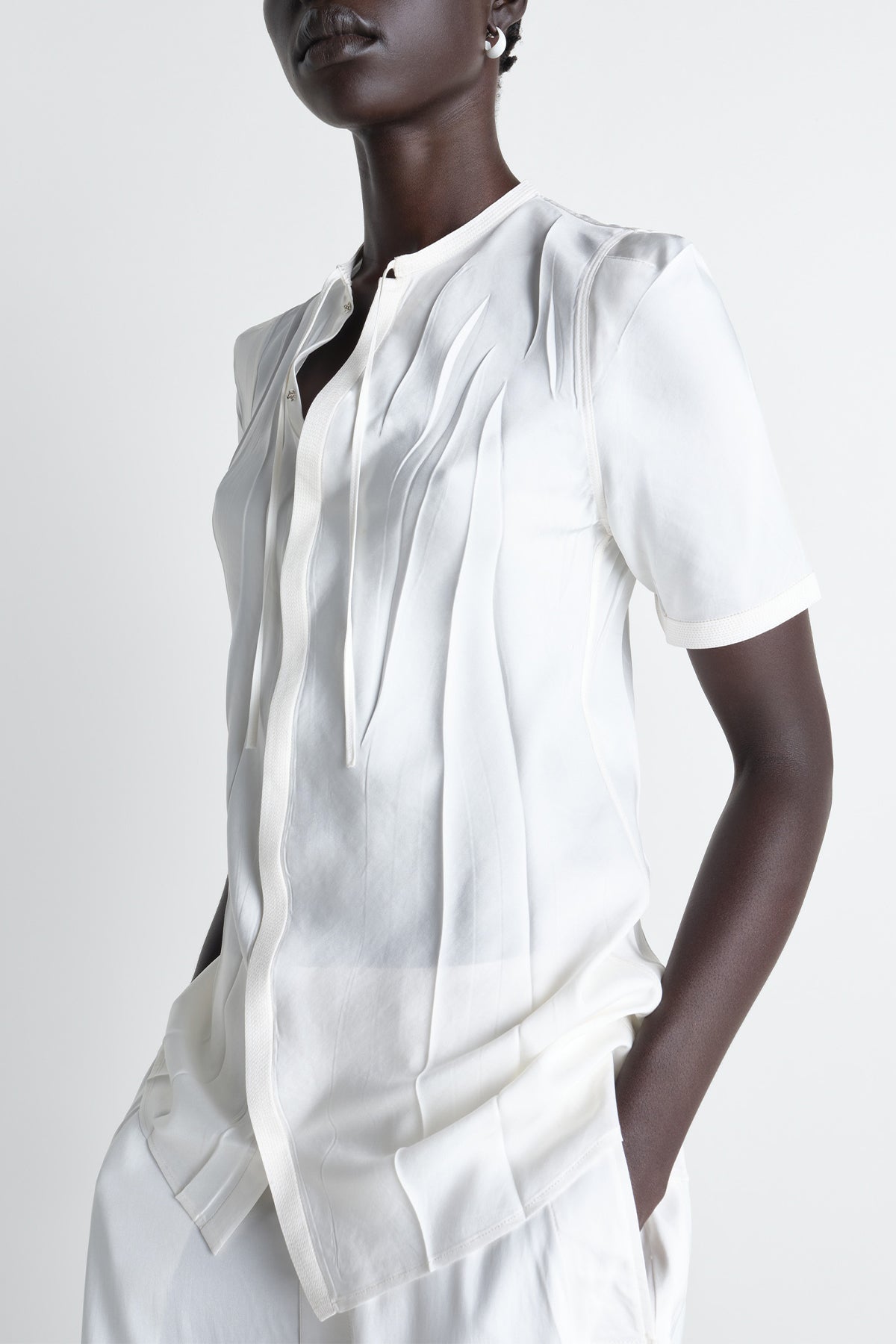 LEMAIRE | CREASED FITTED SHIRT