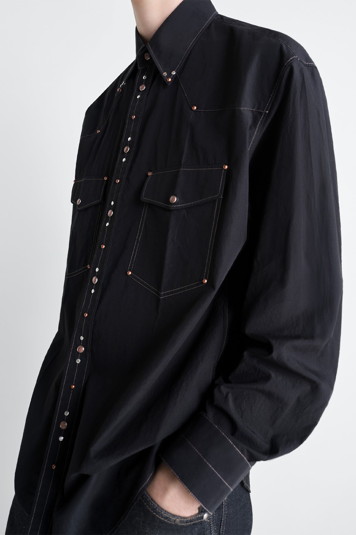 LEMAIRE | SHIRT WITH STUDS