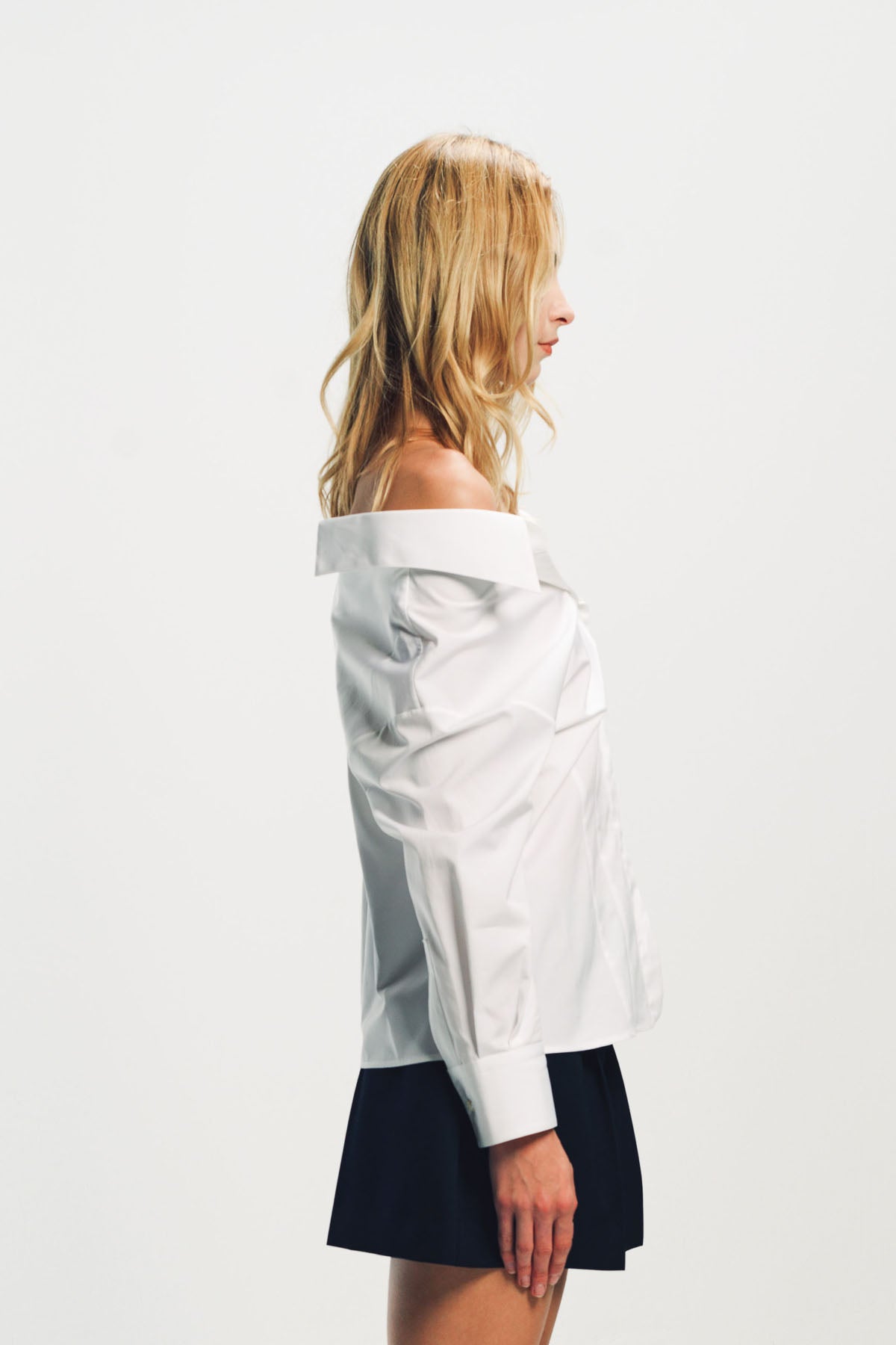 GIVENCHY | SLASHED POPLIN LONG SLEEVE SHIRT