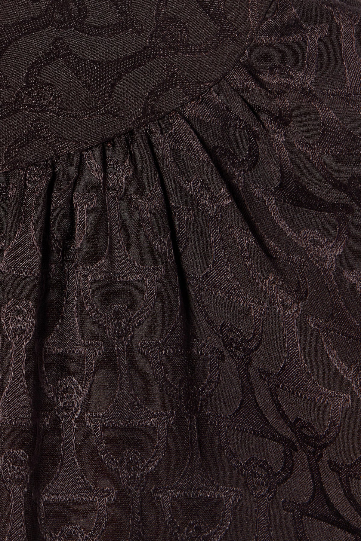 GUCCI | HORSEBIT SILK JACQUARD DRESS