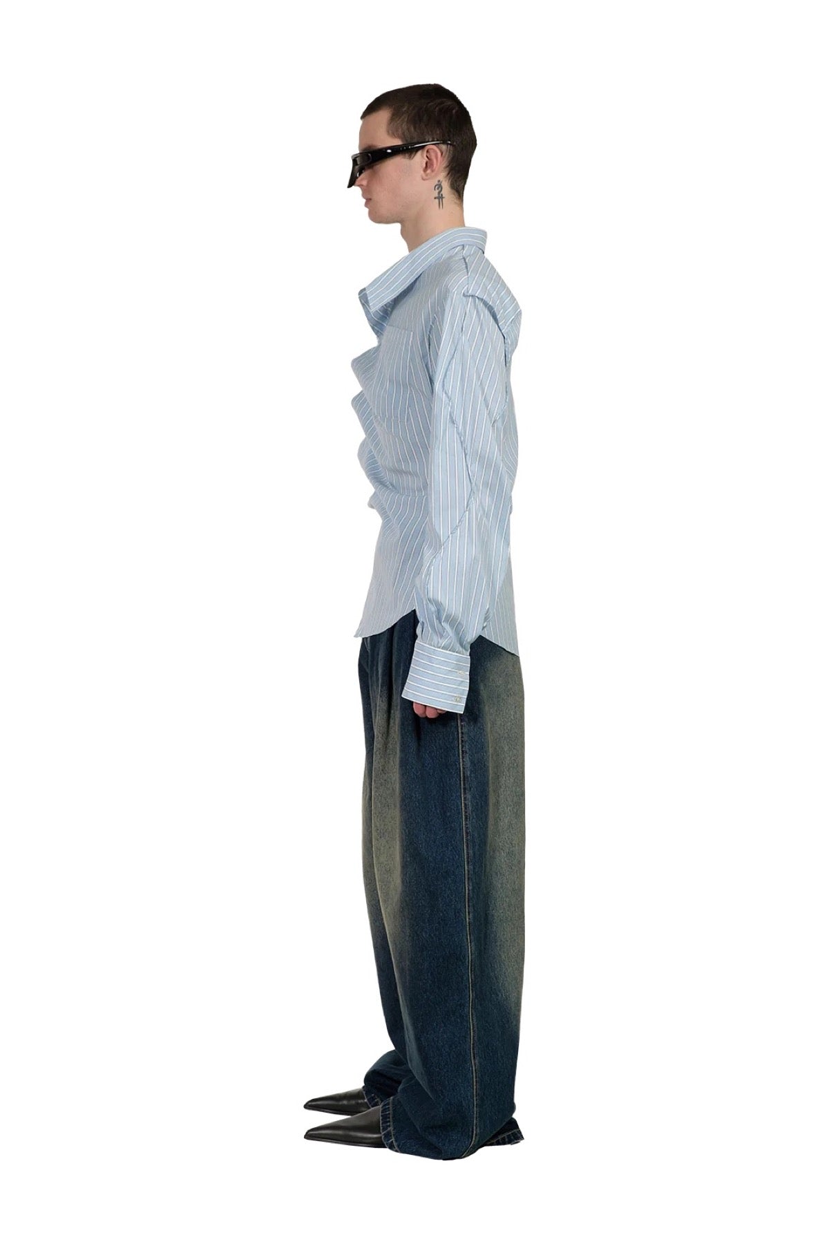 Natasha Zinko | Twisted Double Cotton Shirt