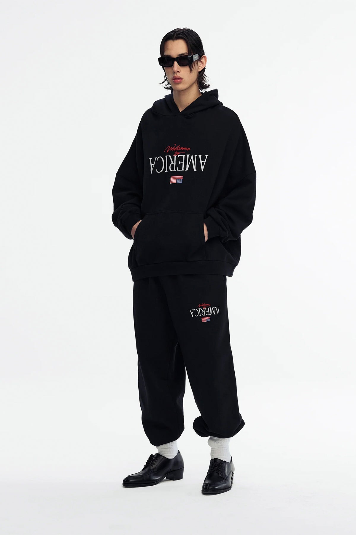 WILLY CHAVARRIA | WELCOME TO AMERICA HOOLIGAN HOODIE