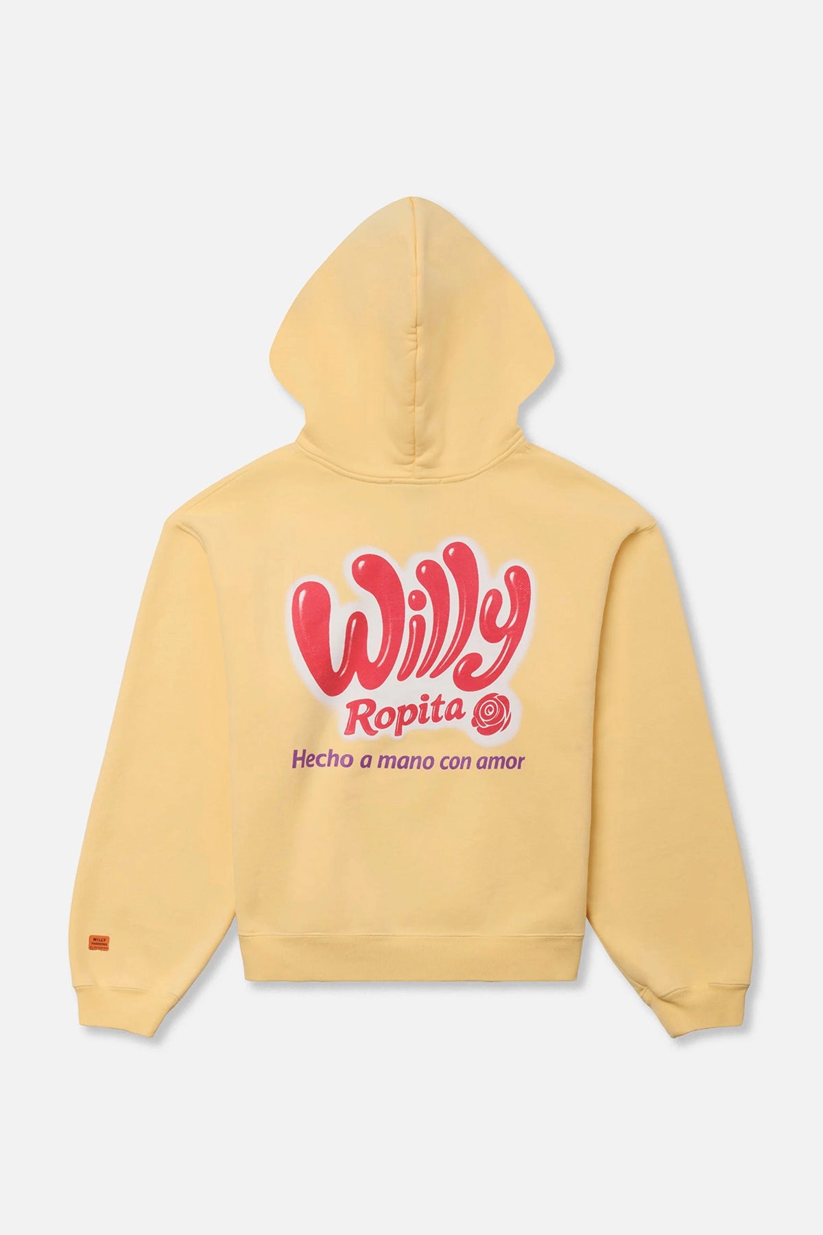 WILLY CHAVARRIA | WILLY ROPITA SHRUNKEN ZIP-THROUGH HOODIE