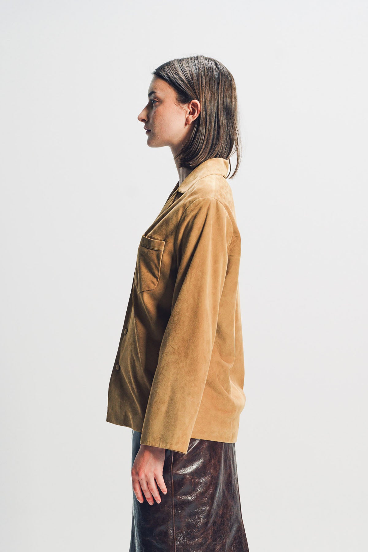 SAINT LAURENT | JACKET IN SUEDE