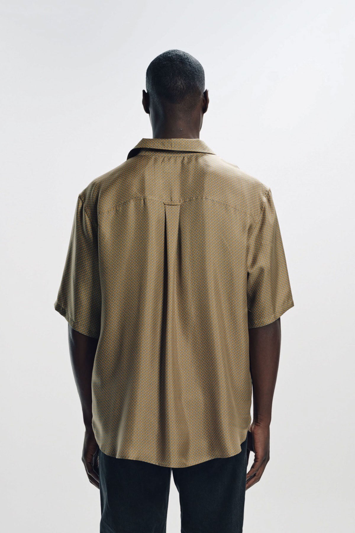 SAINT LAURENT | SHIRT IN GEOMETRIC SILK