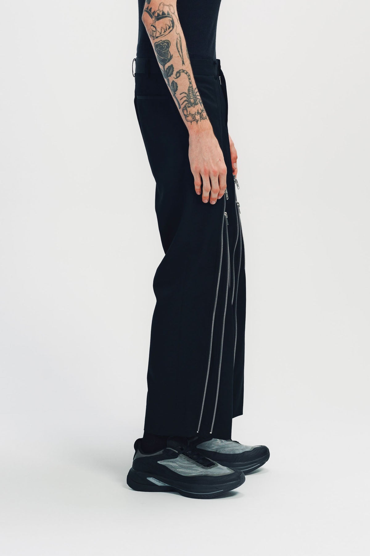 COMME DES GARCONS HOMME PLUS | FRONT ZIP PANTS