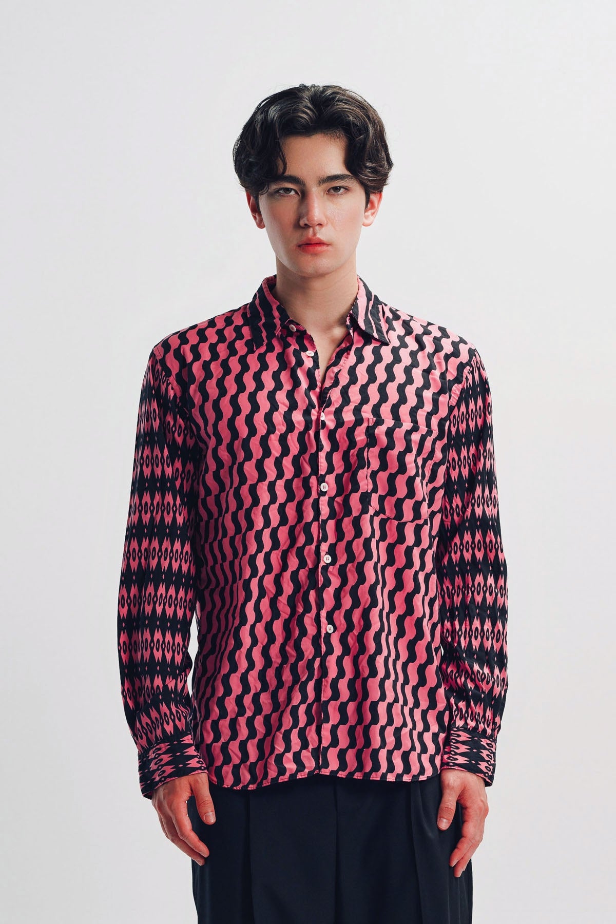 Comme Des Garcons Homme Plus | Printed Long Sleeve Shirt