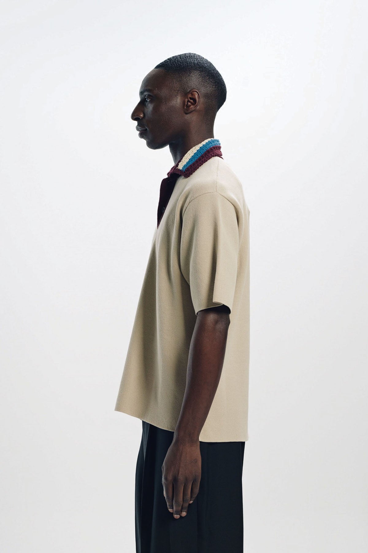 JUNYA WATANABE | CROCHET COLLAR POLO
